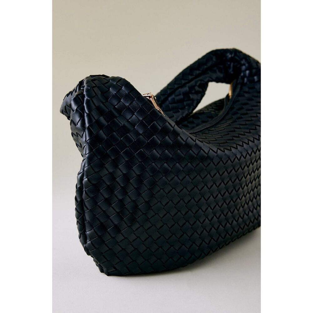 New Anthropologie Melie Bianco Brigitte Large Faux Leather Shoulder Bag - Picture 6 of 16